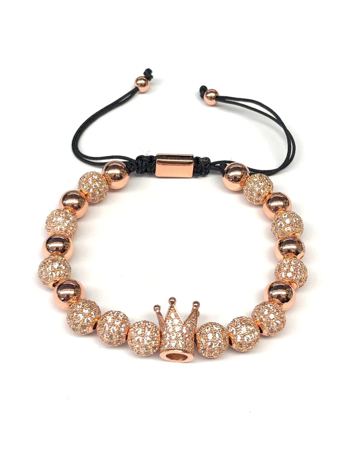 Pulsera Royal Collection Corona Rosada