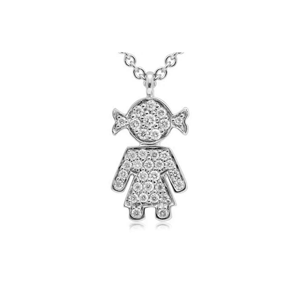 Collar Niña 18K y Brillantes 289-VP20955